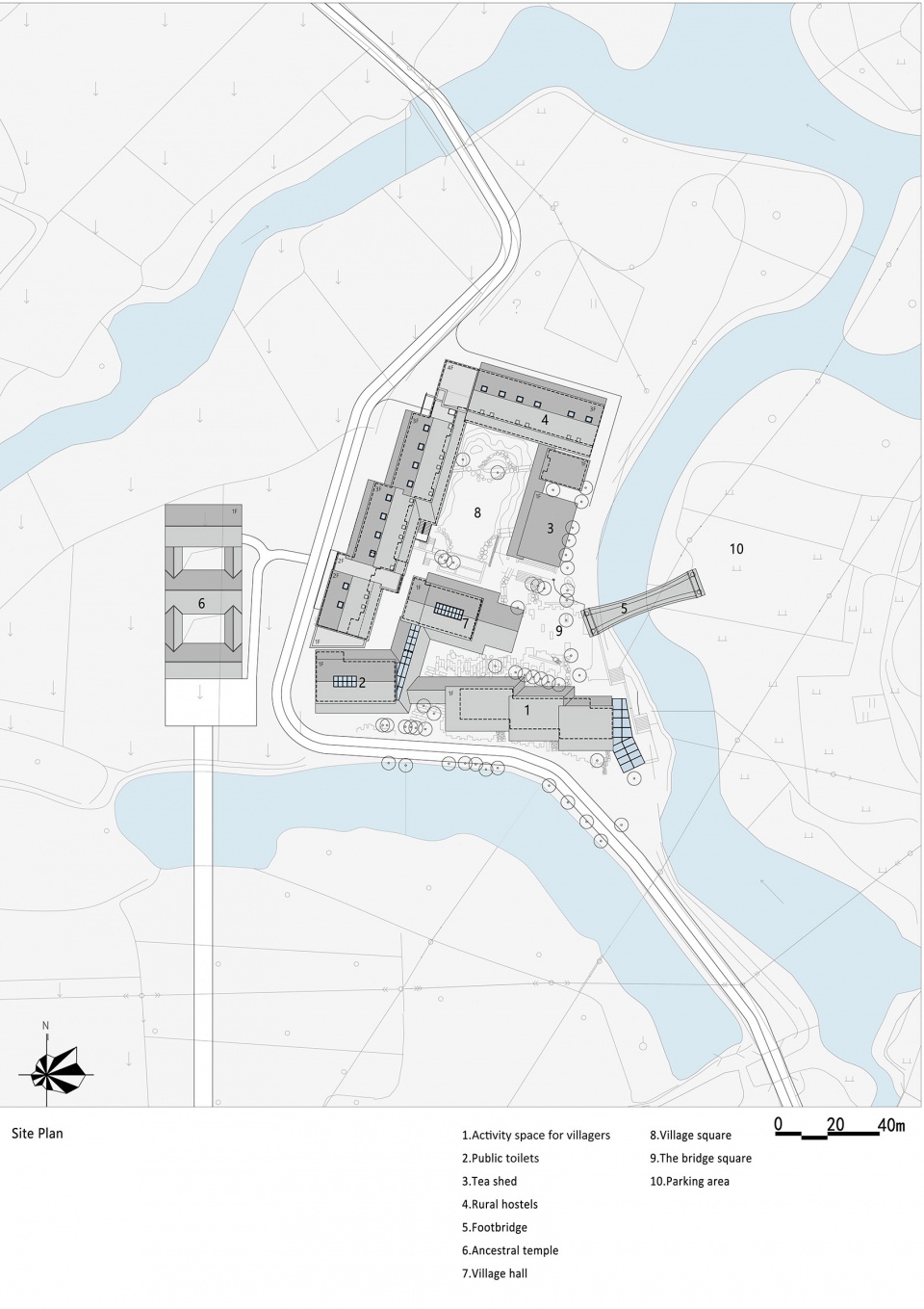 Public space regeneration at the entrance of Lixiang Village by ATA
