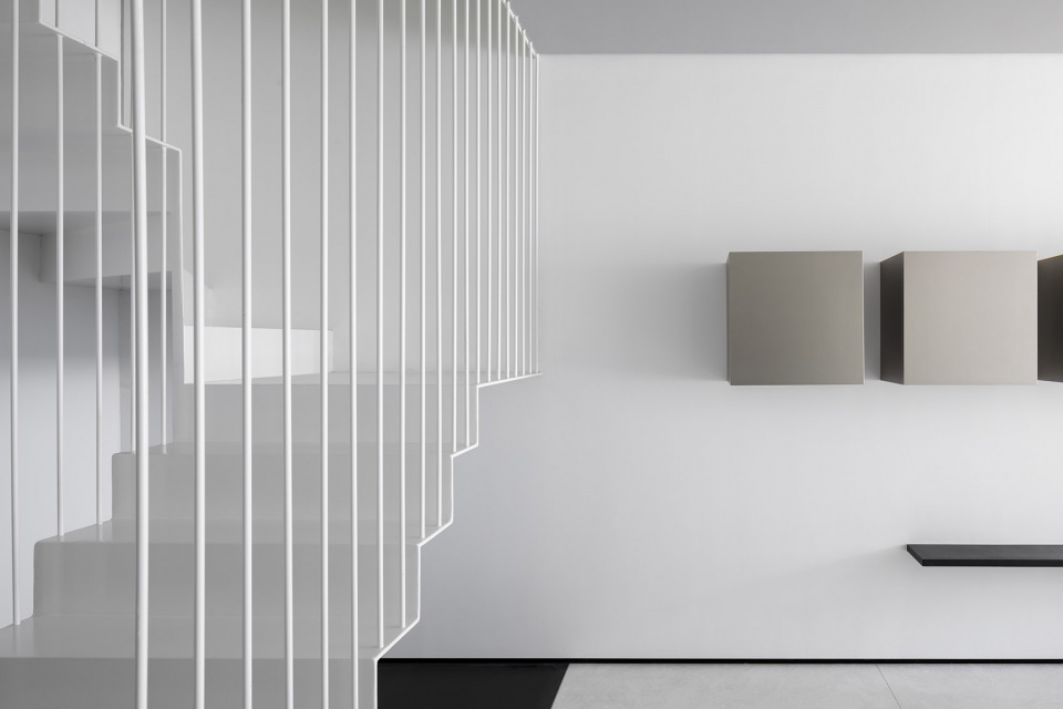 Linear Staircase House China by WUY ARCHITECTS