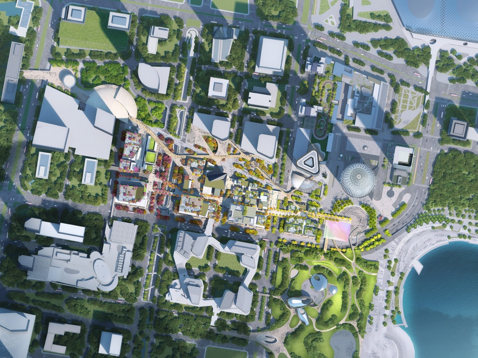 re stitching the city fabric competition winning masterplan proposal for the shenzhen bay cultural plaza in china by the oval partnership