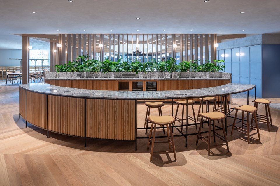 social space at jingan kerry centre shanghai by linehouse
