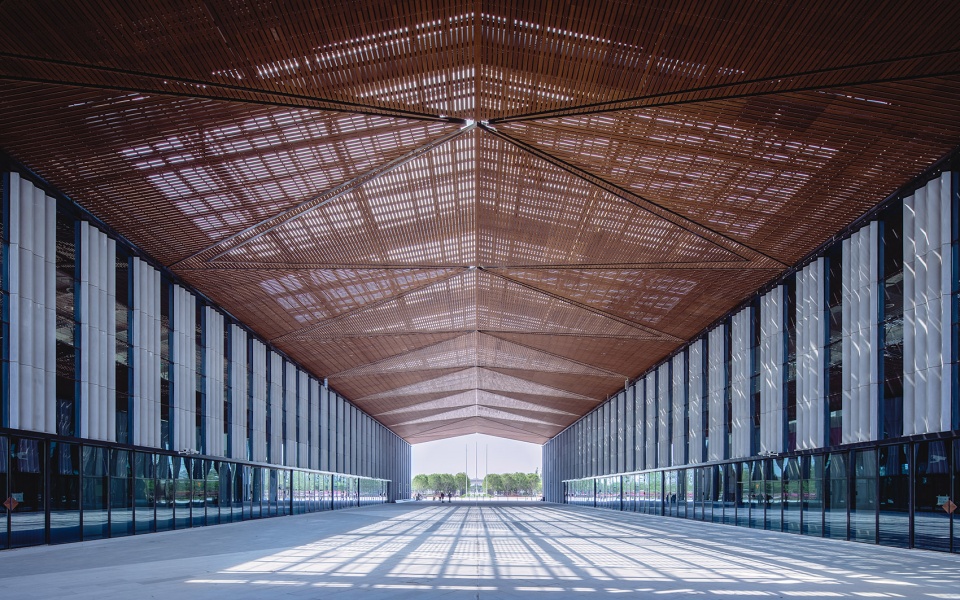 the 10th china flower expo renaissance pavilion by arcplus