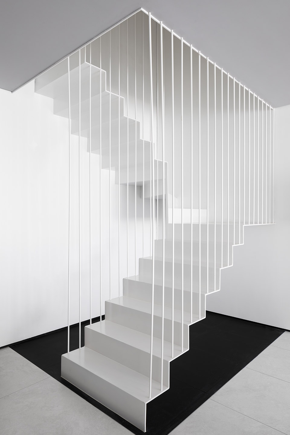 Linear Staircase House China by WUY ARCHITECTS