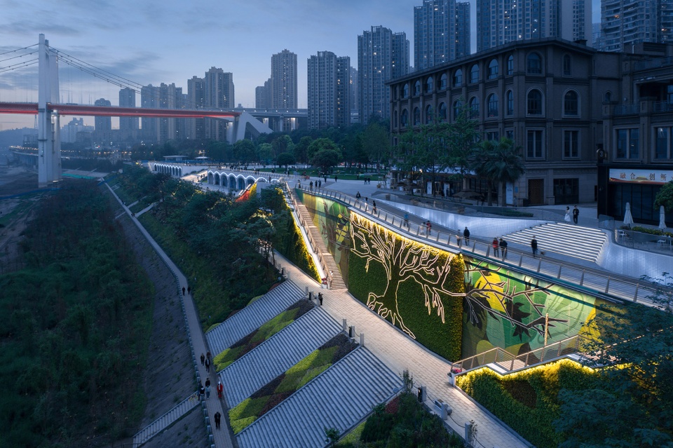 The Kowloon Bund of Chongqing two rivers and four banks China by OFFICE MYP INC TYLI China