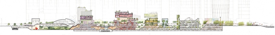 re stitching the city fabric competition winning masterplan proposal for the shenzhen bay cultural plaza in china by the oval partnership