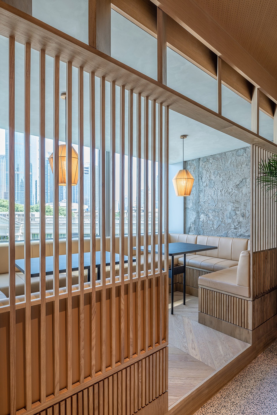 social space at jingan kerry centre shanghai by linehouse