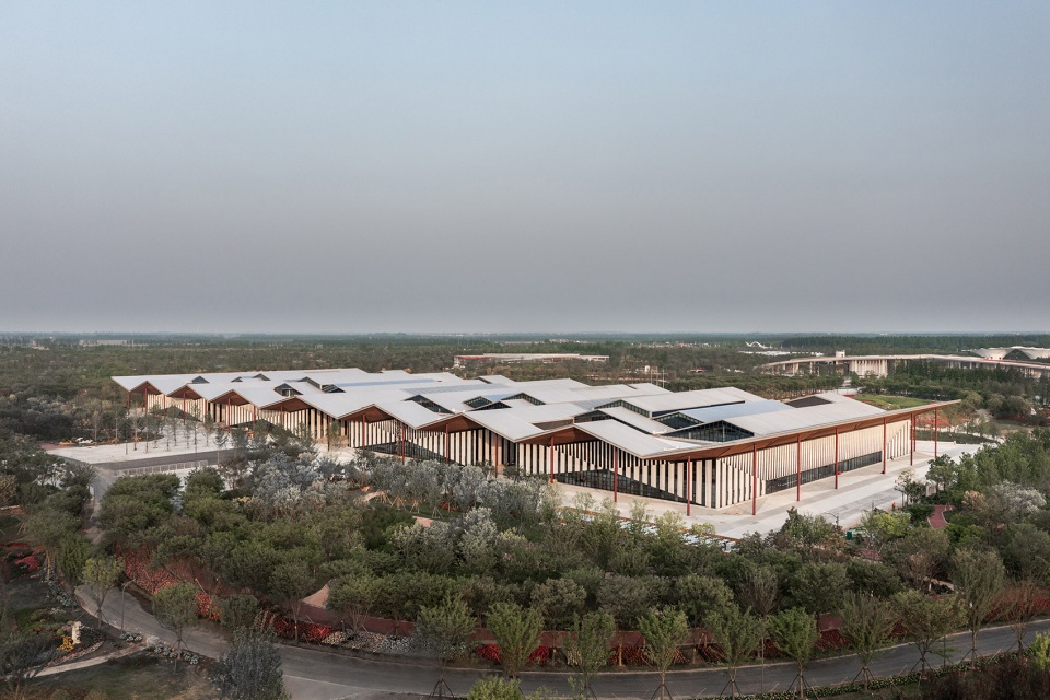 the 10th china flower expo renaissance pavilion by arcplus