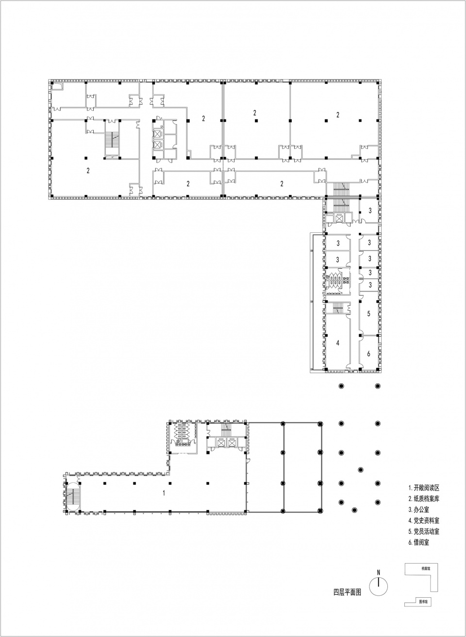 yinan library and archives china by 7 studio of school of architecture at cafa puyu studio