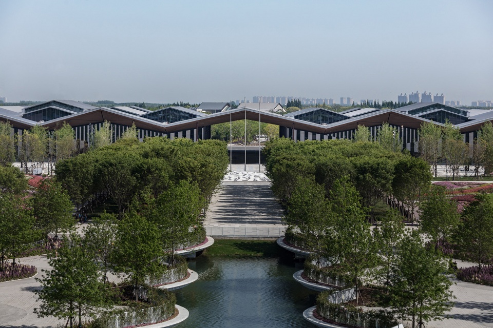 the 10th china flower expo renaissance pavilion by arcplus