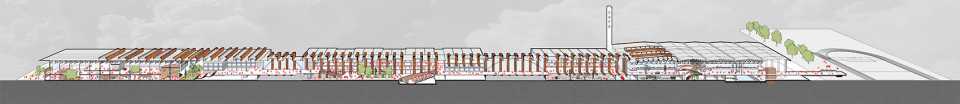 rebirth of the old factory gmp wins competition for shanghai academy of fine arts shanghai university wusong