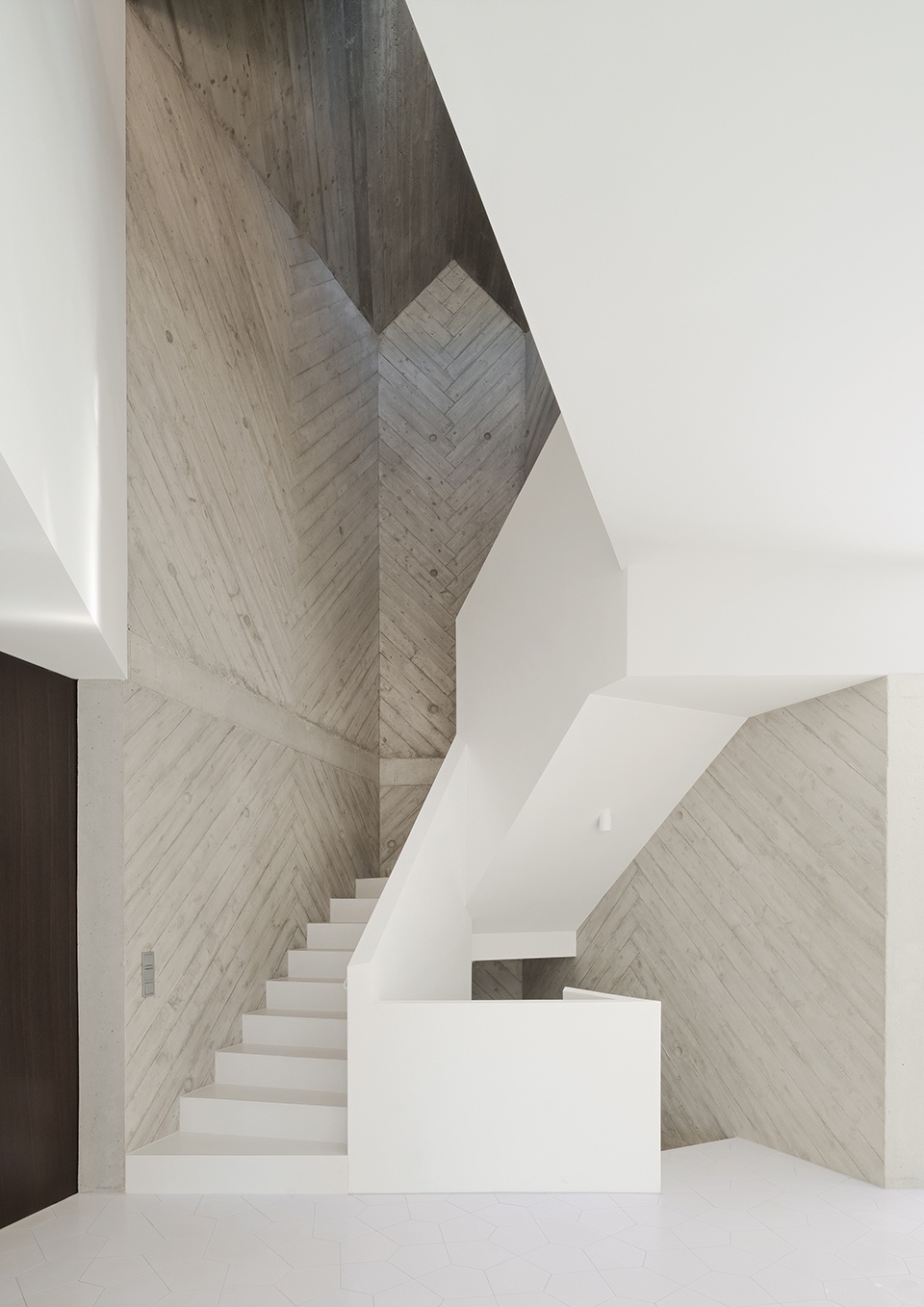 villa l by pool leber architekten