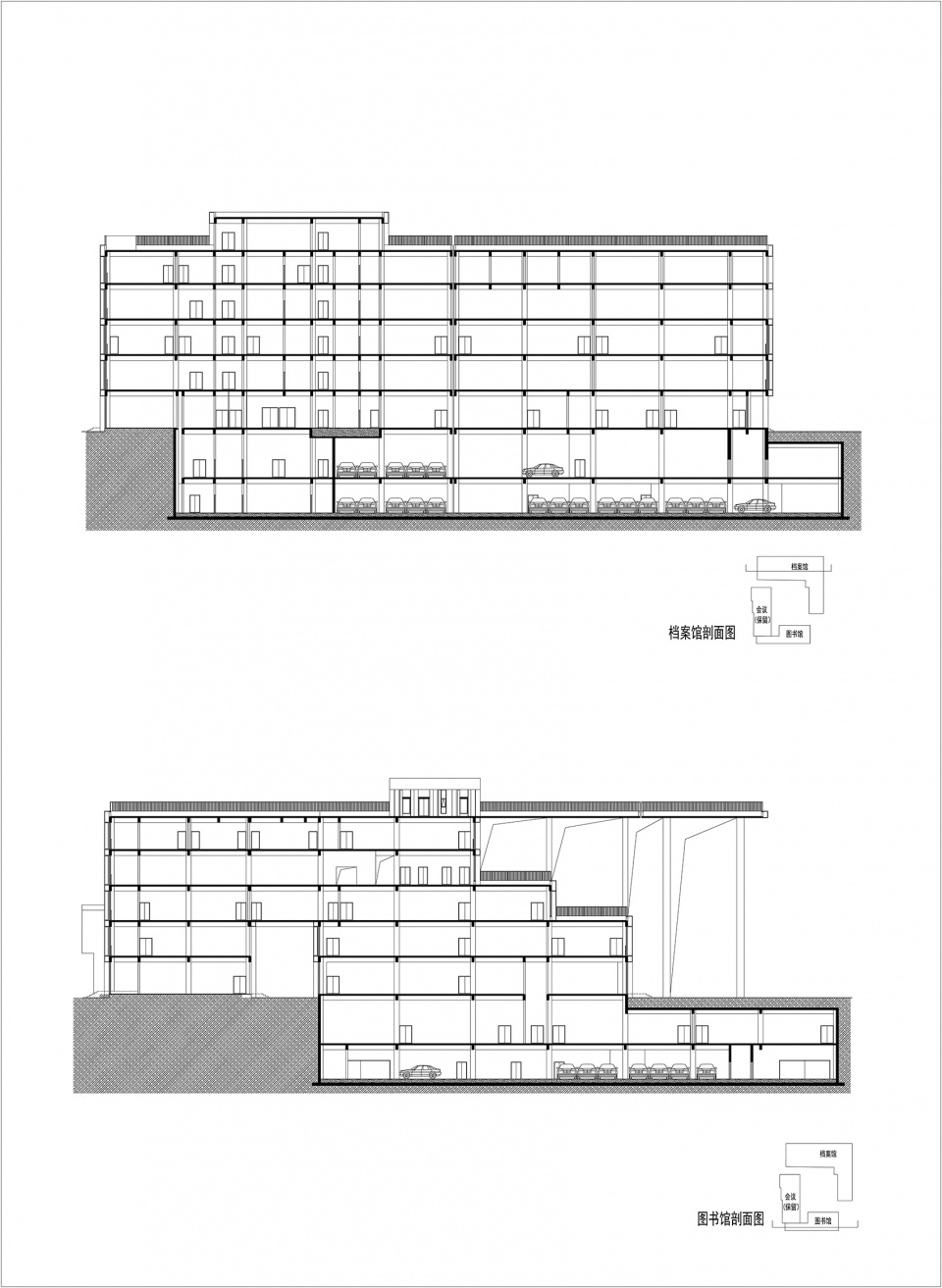 yinan library and archives china by 7 studio of school of architecture at cafa puyu studio