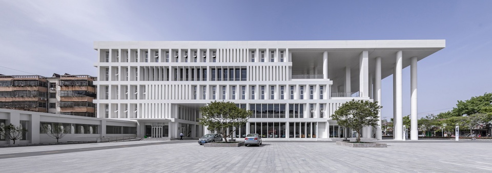 yinan library and archives china by 7 studio of school of architecture at cafa puyu studio