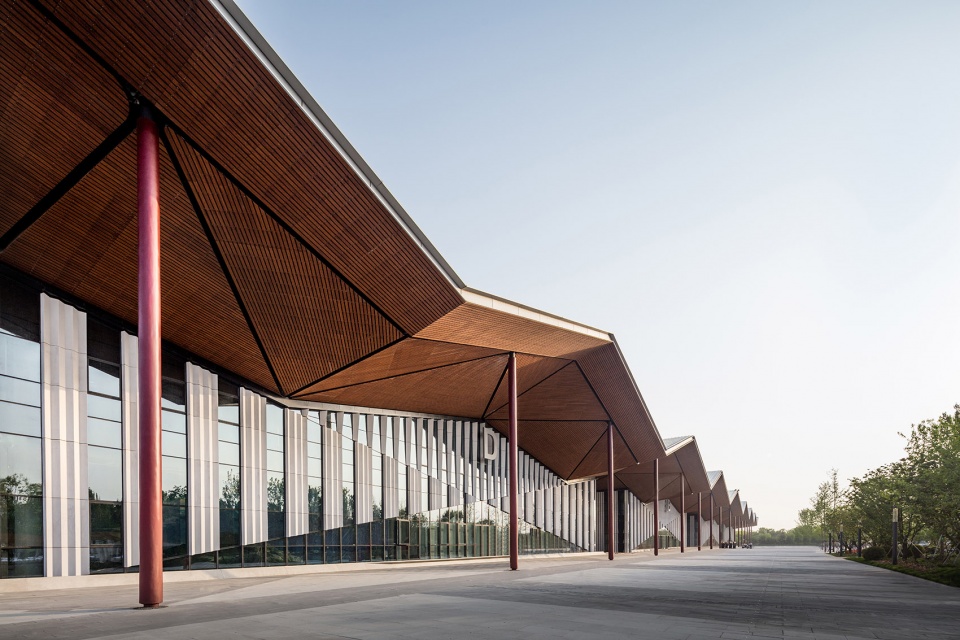 the 10th china flower expo renaissance pavilion by arcplus