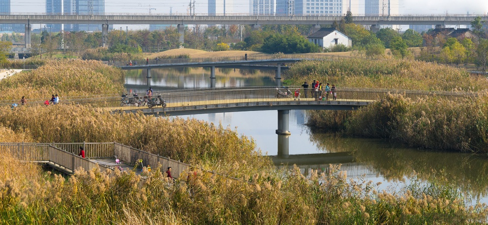 2020 urban design award of honor jiading central park by sasaki