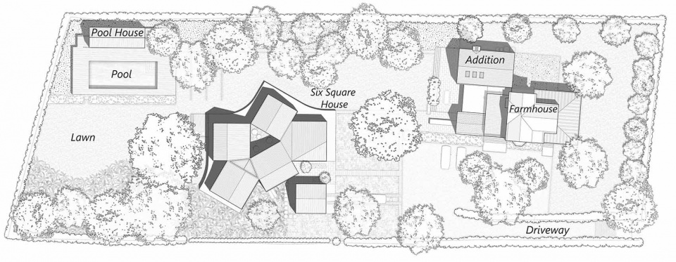 six square house by young projects