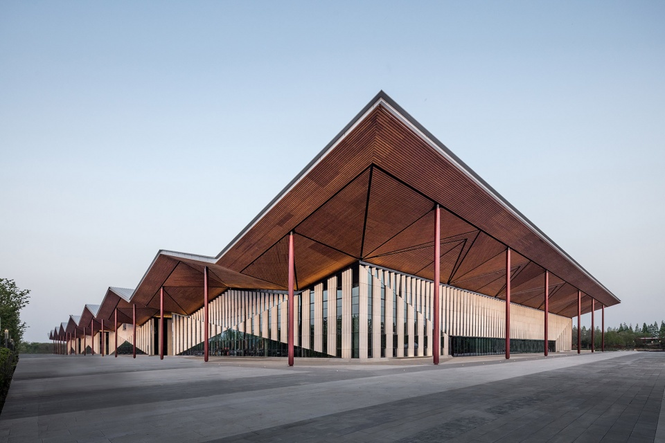 the 10th china flower expo renaissance pavilion by arcplus
