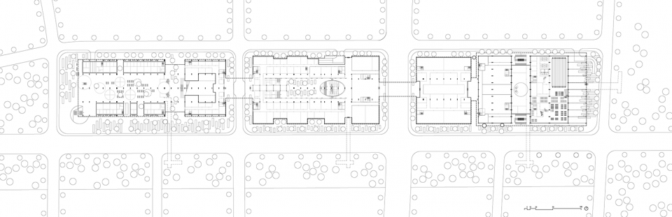 rebirth of the old factory gmp wins competition for shanghai academy of fine arts shanghai university wusong 1