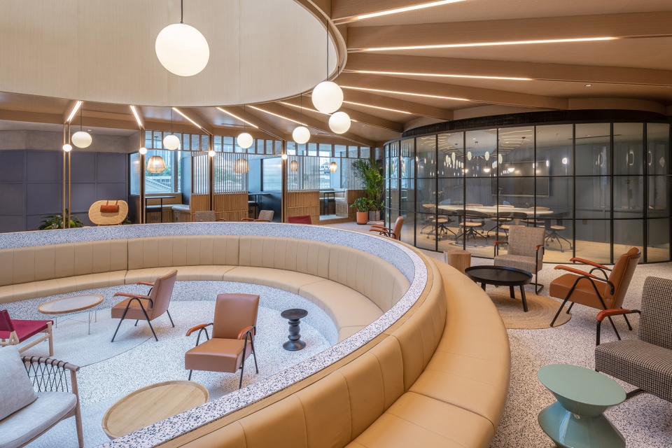 social space at jingan kerry centre shanghai by linehouse