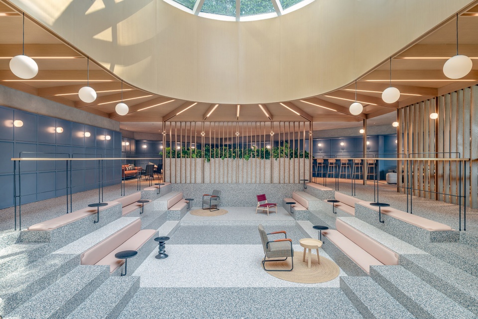 social space at jingan kerry centre shanghai by linehouse