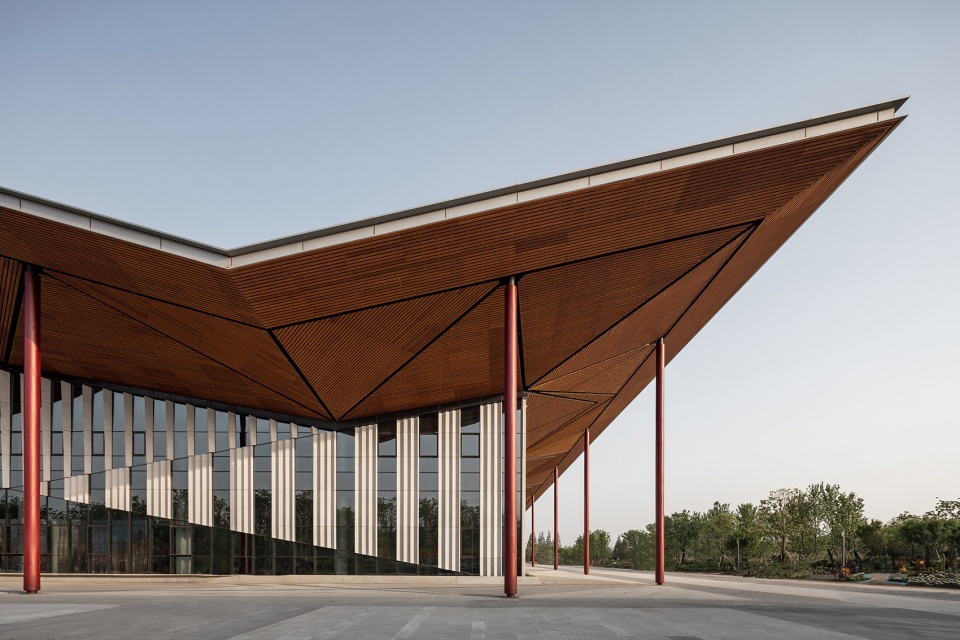 the 10th china flower expo renaissance pavilion by arcplus