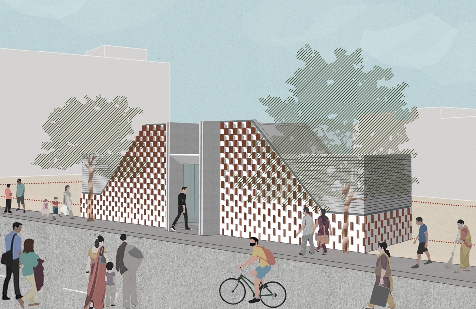 business centrum sales pavilion by playball studio