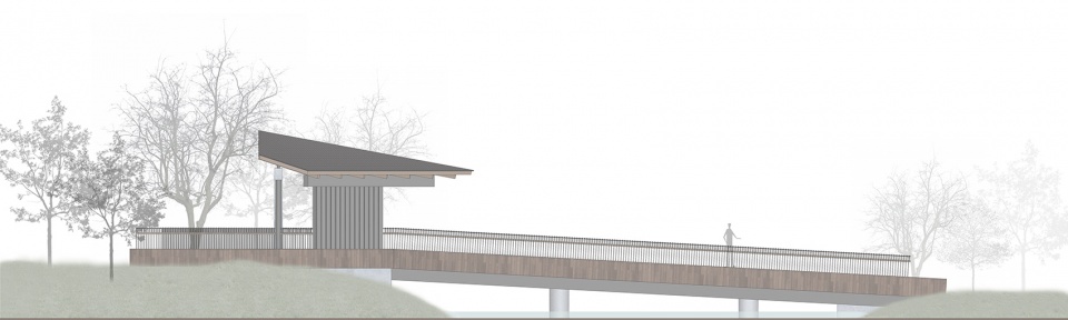 pedestrian bridge of tan jiawan agricultural site park in wuzhen by atelier beeeed zhejiang af university landscape architecture institute