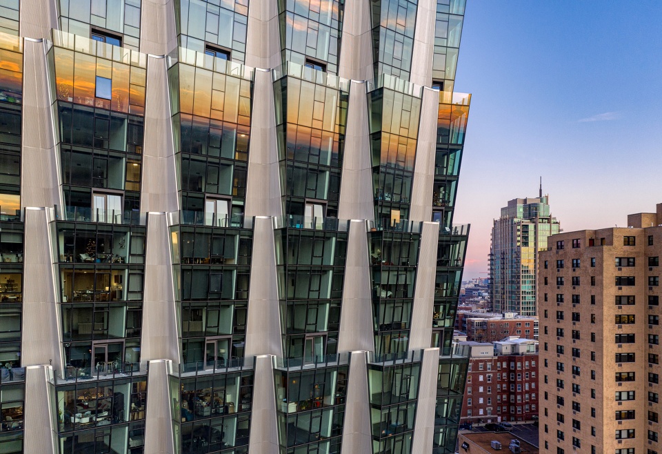 One Hundred residential tower by Studio Gang