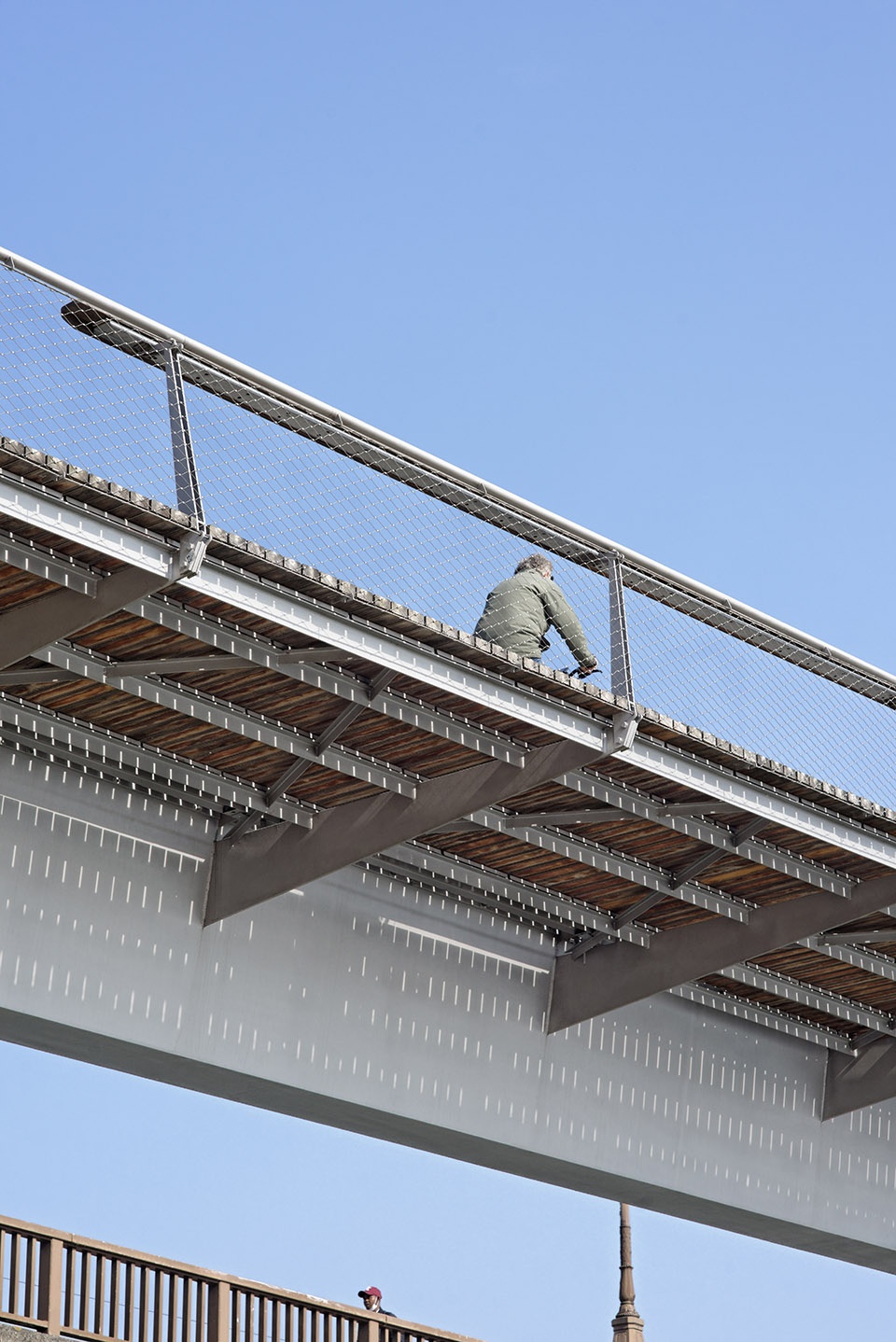 footbridges over the seine river for pedestrians and cyclists by dietmar feichtinger architectes