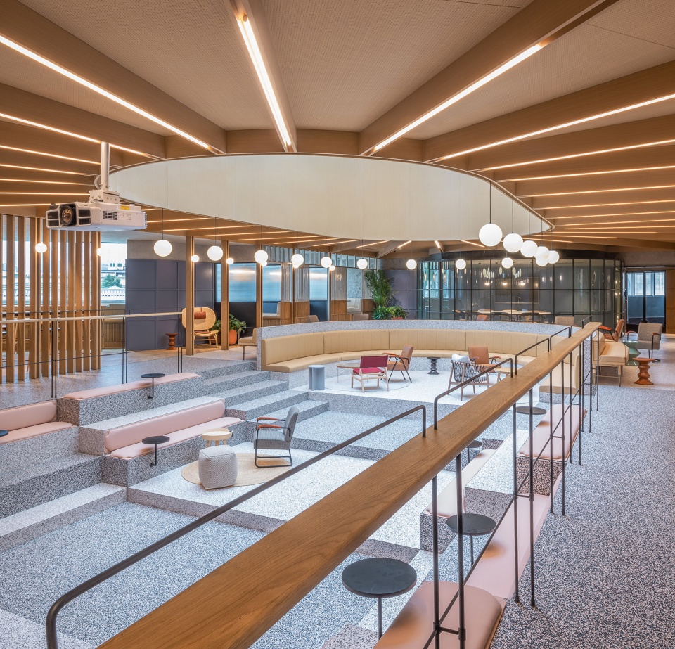 social space at jingan kerry centre shanghai by linehouse