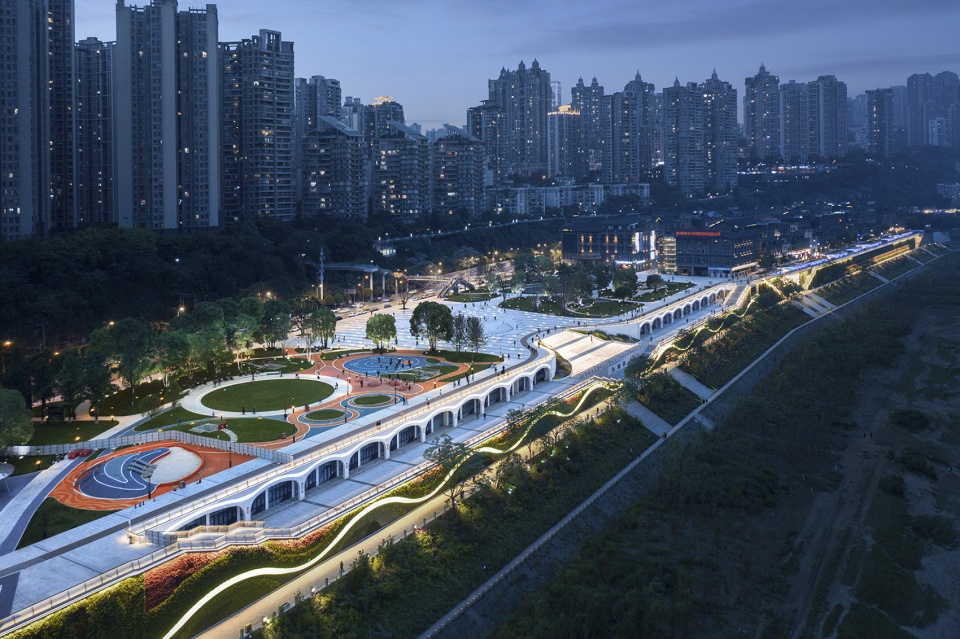 The Kowloon Bund of Chongqing two rivers and four banks China by OFFICE MYP INC TYLI China