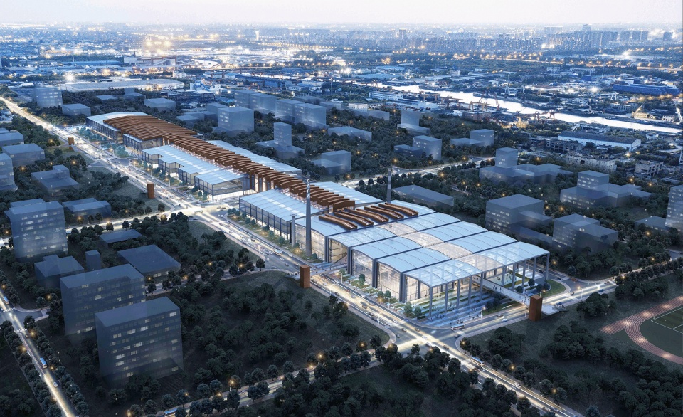 rebirth of the old factory gmp wins competition for shanghai academy of fine arts shanghai university wusong 2