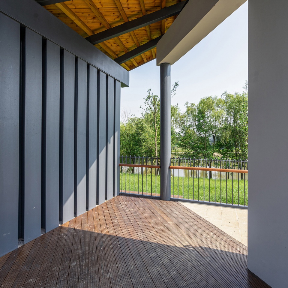 pedestrian bridge of tan jiawan agricultural site park in wuzhen by atelier beeeed zhejiang af university landscape architecture institute