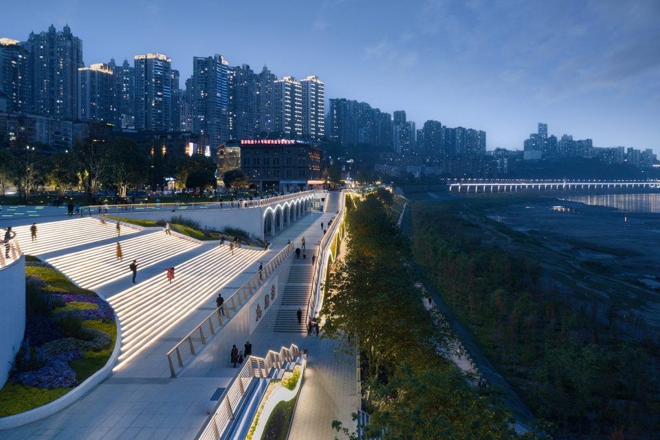 The Kowloon Bund of Chongqing two rivers and four banks China by OFFICE MYP INC TYLI China