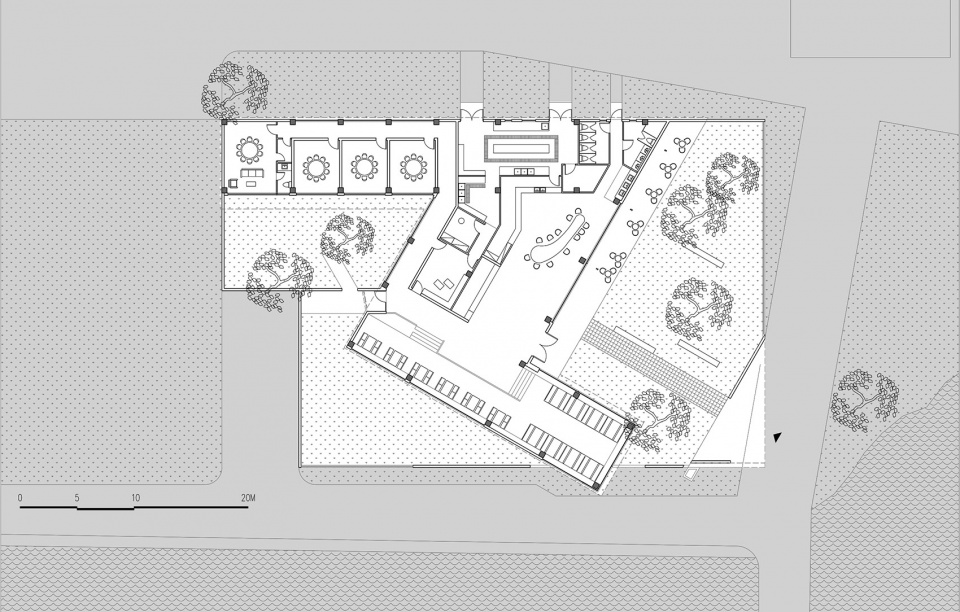 Organic Restaurant in Shimen Town China by ALL Studio