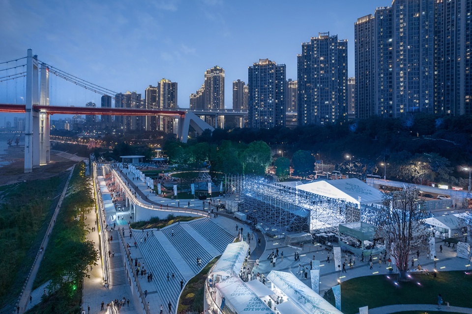 The Kowloon Bund of Chongqing two rivers and four banks China by OFFICE MYP INC TYLI China