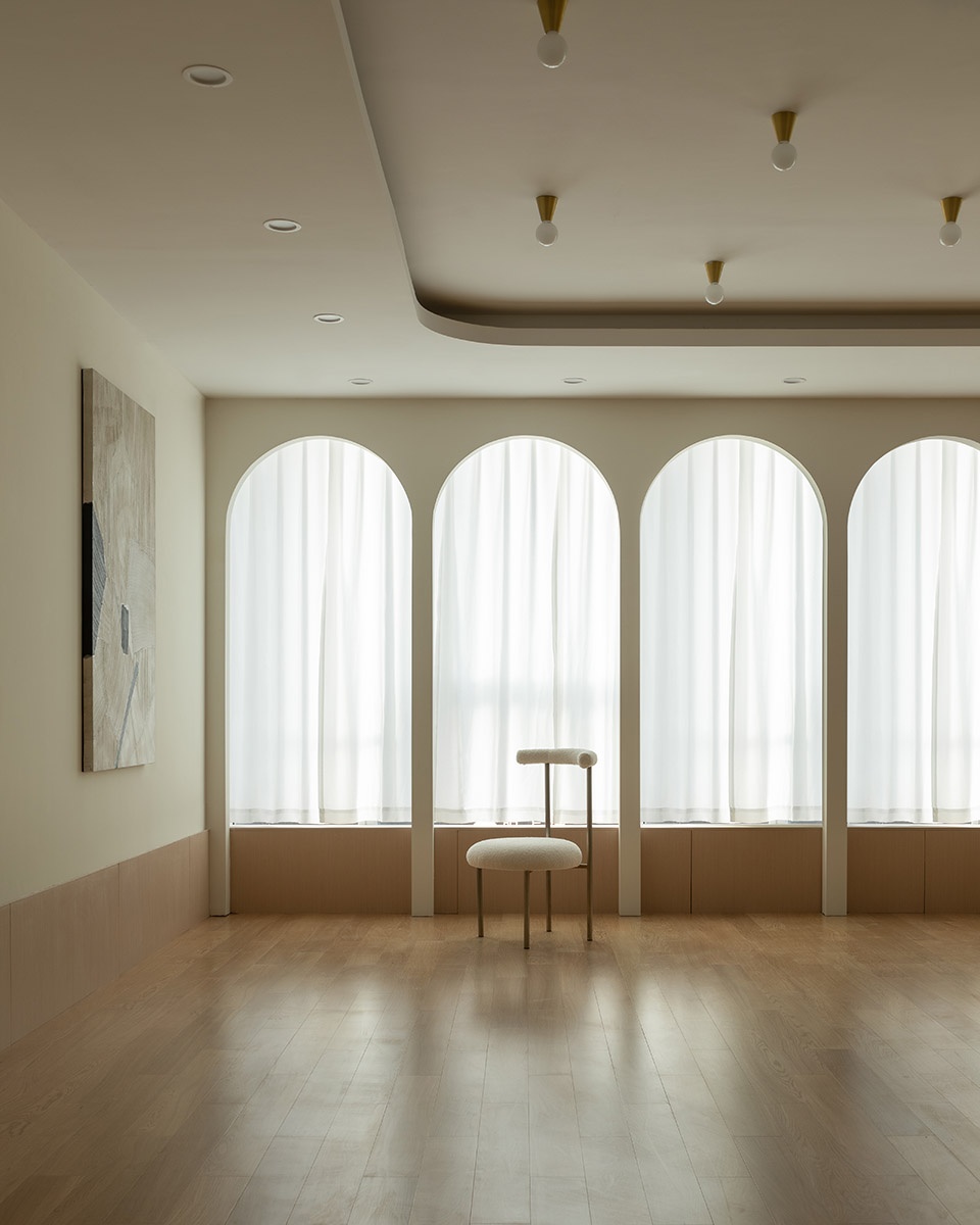 iris dance art space china by qisi design