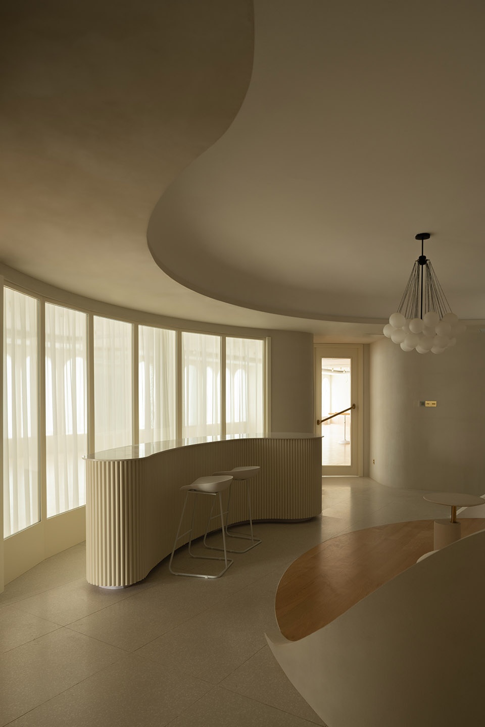 iris dance art space china by qisi design