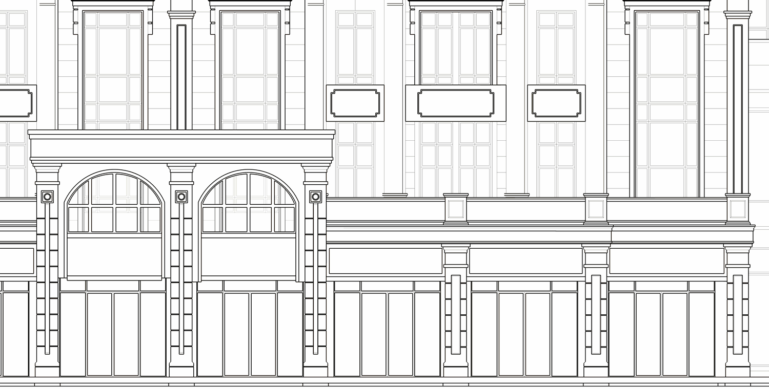 modern life community commercial street china by funconn design