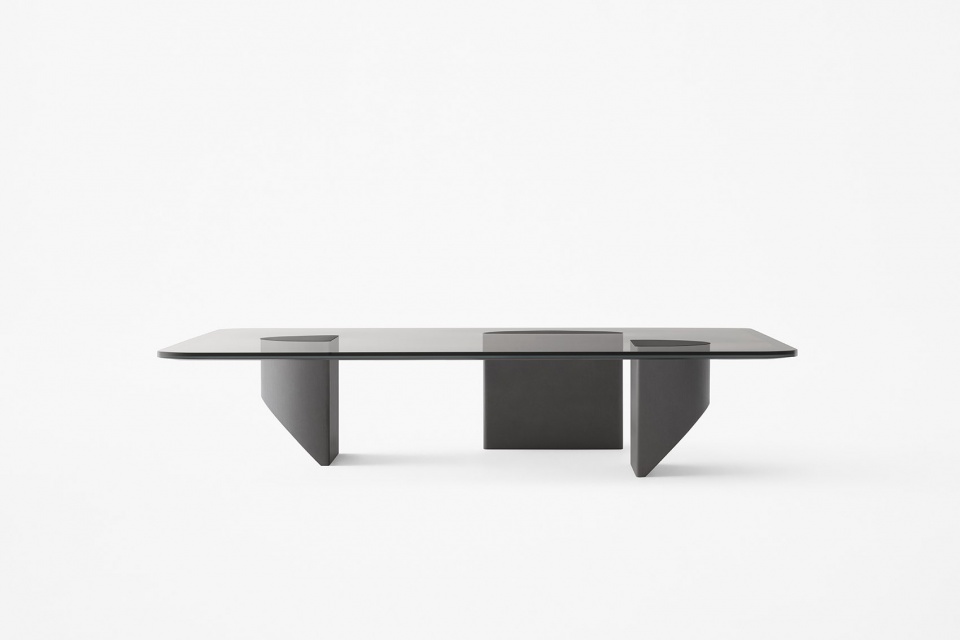 easel and wedge for minotti by nendo