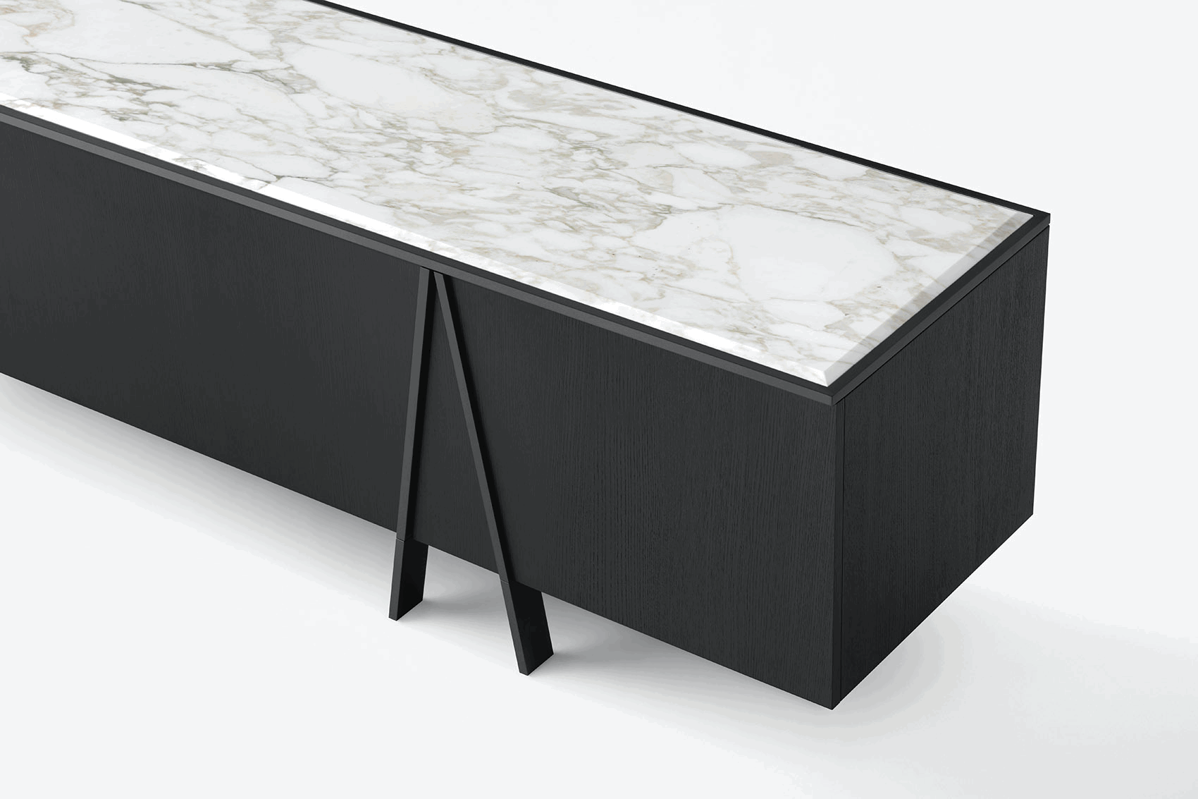 easel and wedge for minotti by nendo
