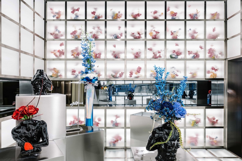dresscode floral concept store china by f o g architecture