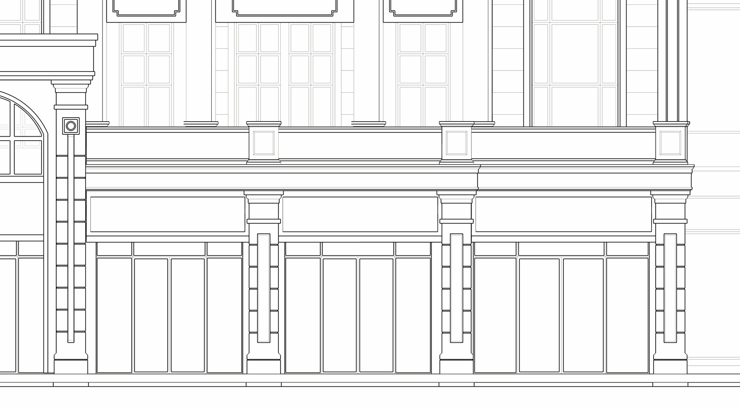 modern life community commercial street china by funconn design