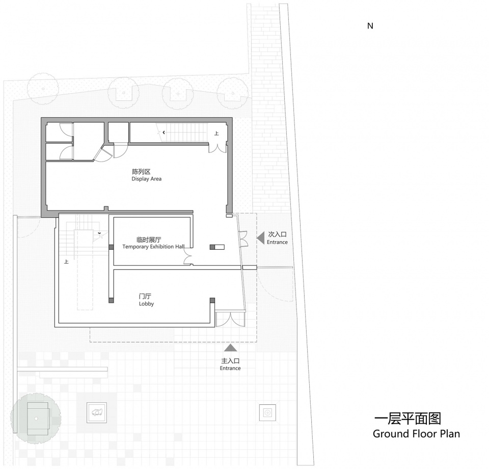 一层平面图,Ground floor plan©止境工作室