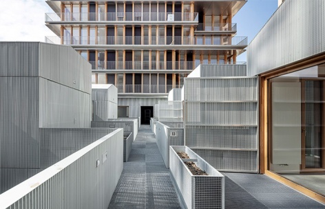 105个社会保障住宅和18个SOHO单元，巴黎 / Jacques Moussafir Architectes + Nicolas Hugoo Architecture