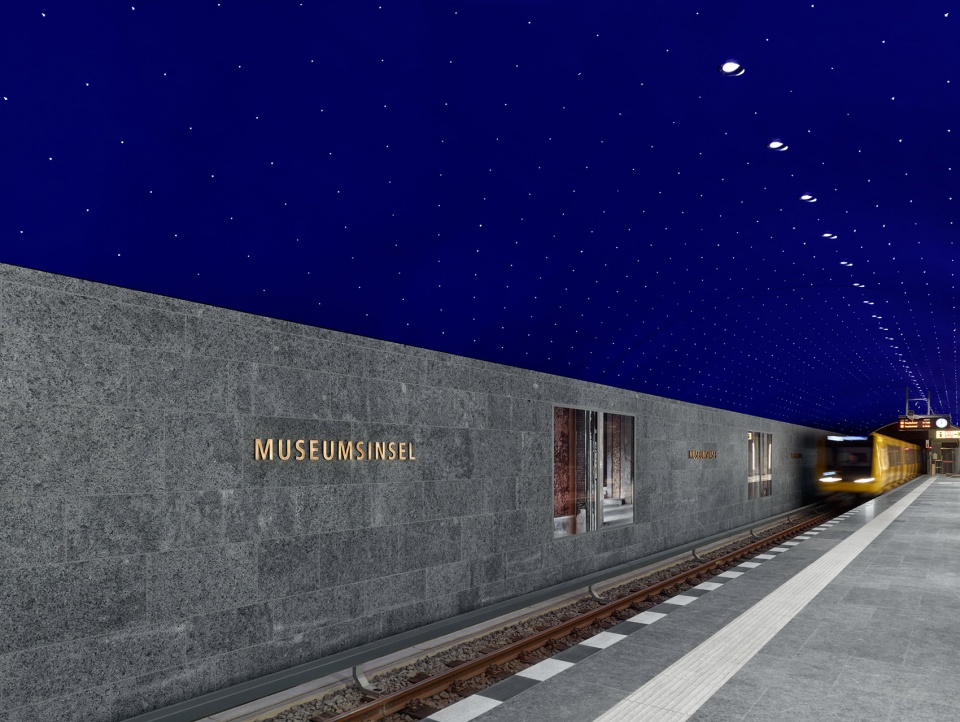 U BAHNHOF MUSEUMSINSEL BERLIN by Max Dudler