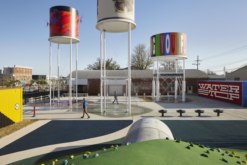 railyard park by ross barney architects