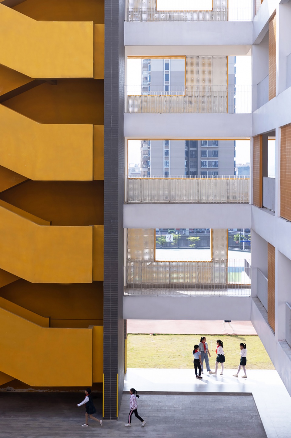 Yuewang Primary School in Yuancheng District by Tao Zhi Studio