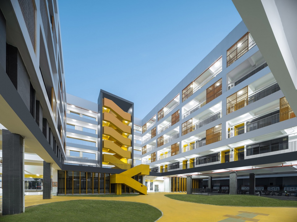 Yuewang Primary School in Yuancheng District by Tao Zhi Studio