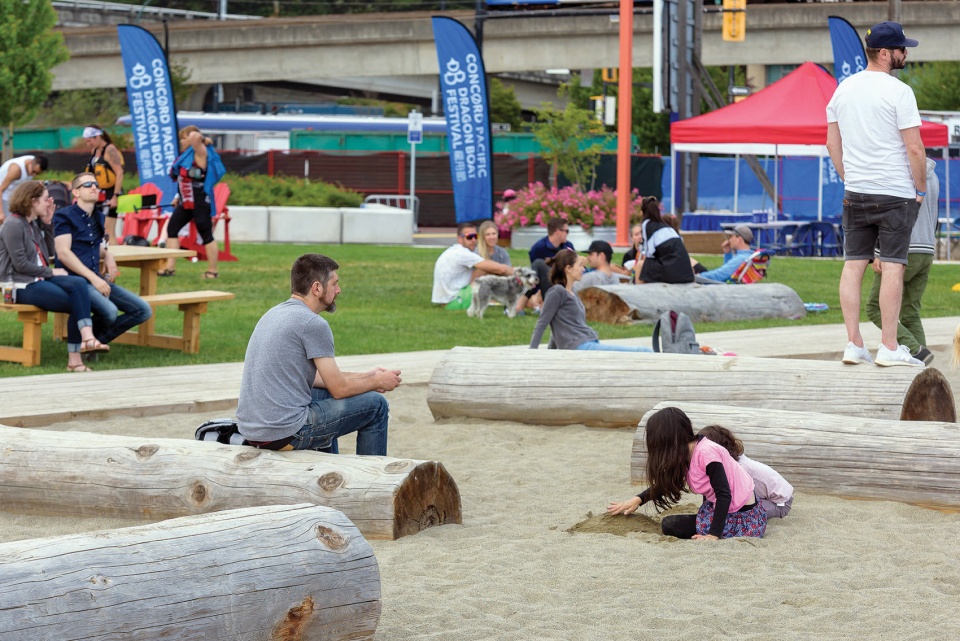 Concord Community Pop up Park Vancouver by PWL Partnership Landscape Architects