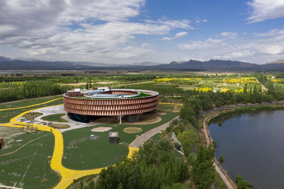 Wetland Museum In Huailai China by TENIO